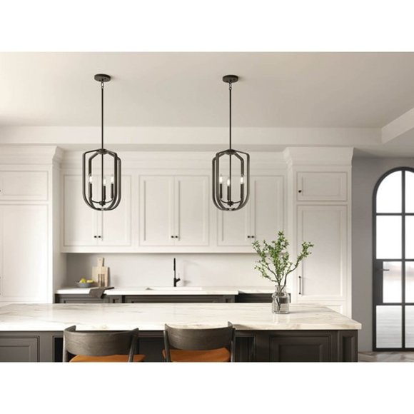 KICHLER-ETTORE 3-Light Ceiling Pendant Fixture - Picture 2 of 3